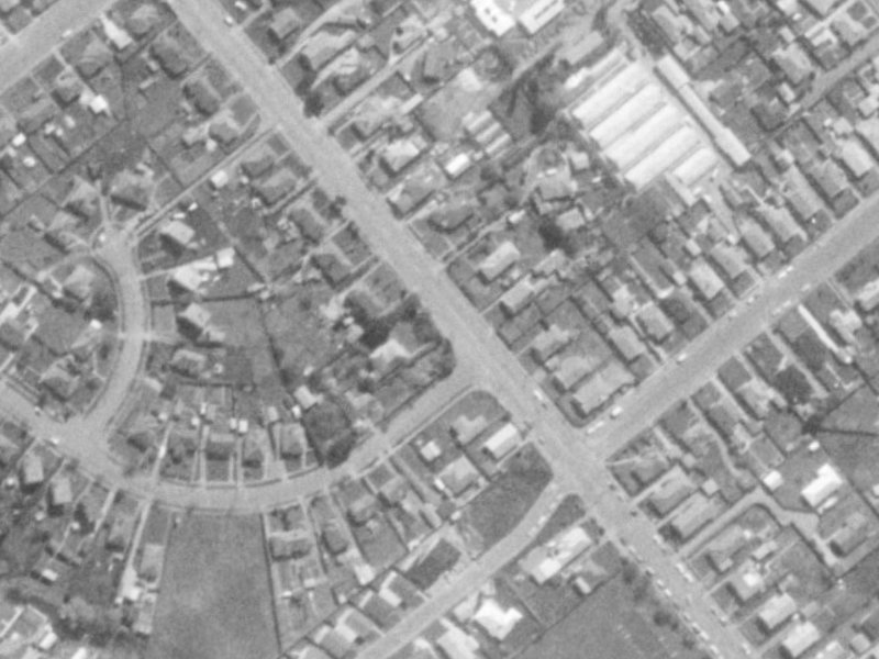 199 Lyttelton Street from the air, 1975-1979
