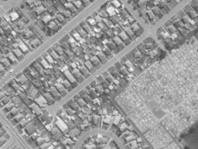 19E Roker Street from the air, 1975-1979