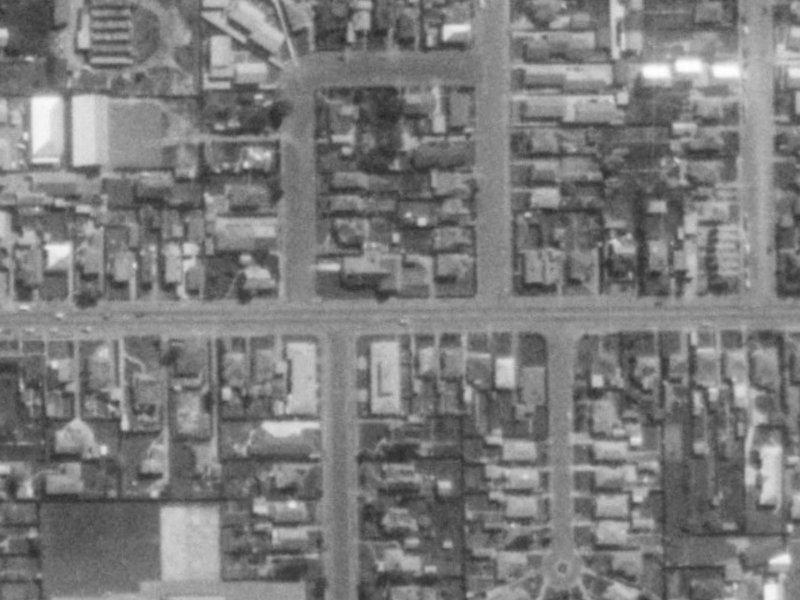 35 Tennyson Street from the air, 1975-1979