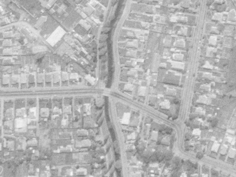 2A Riverlaw Terrace from the air, 1975-1979