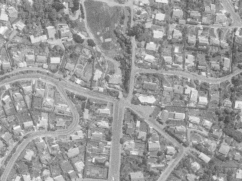 61 Rangatira Terrace from the air, 1975-1979