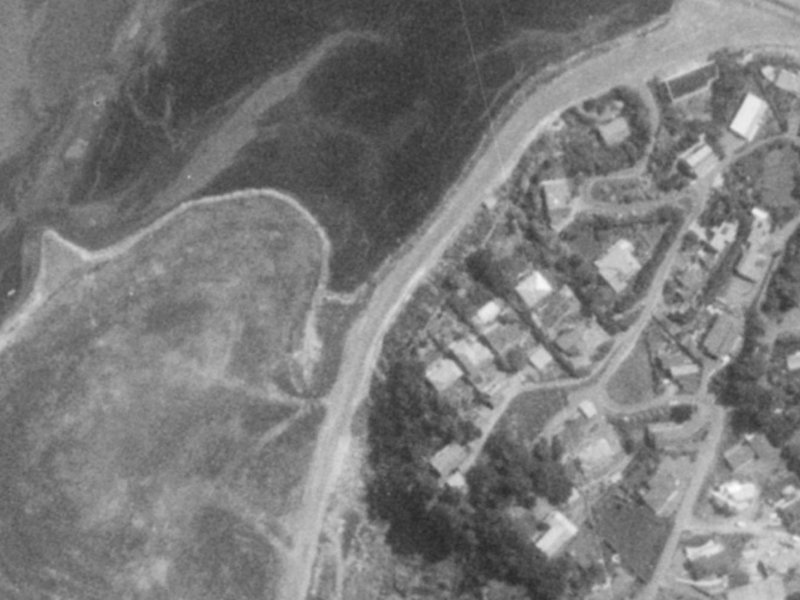 145 McCormacks Bay Road from the air, 1975-1979