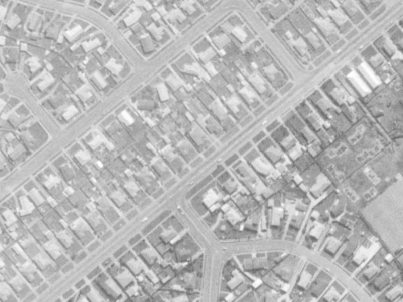 124 Halswell Road from the air, 1975-1979