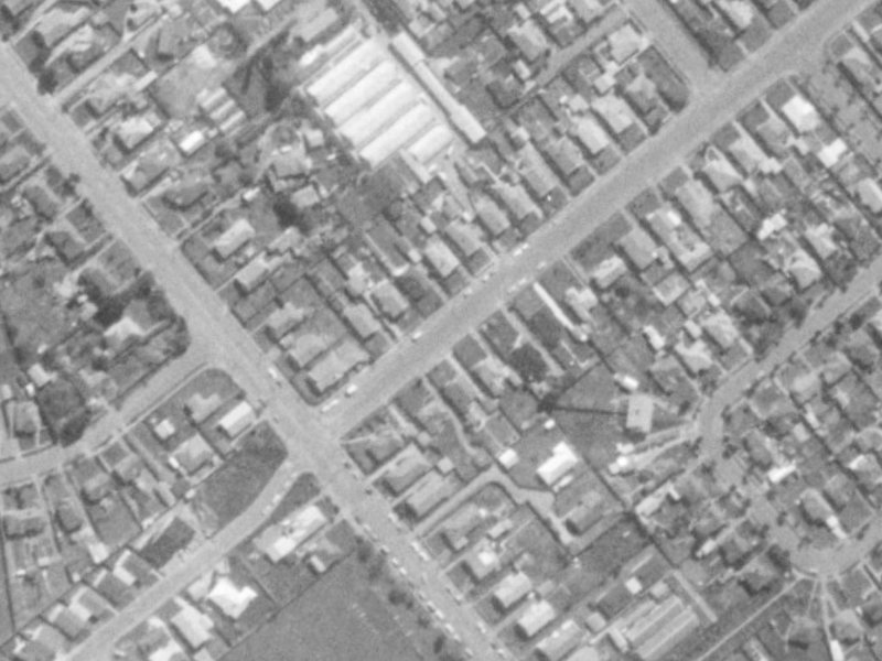 14 Wychbury Street from the air, 1975-1979