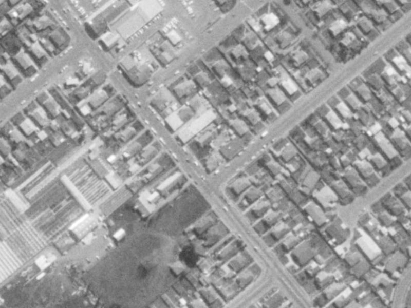 3A Milton Street from the air, 1975-1979