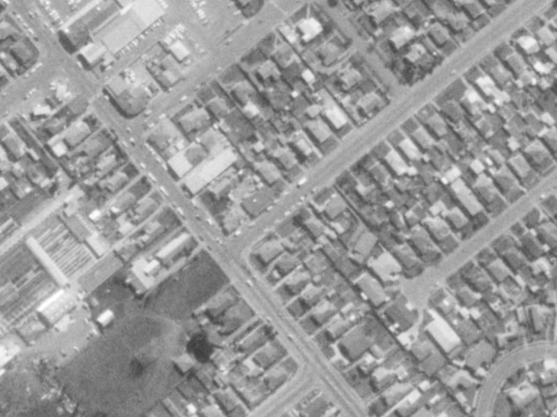3E Milton Street from the air, 1975-1979