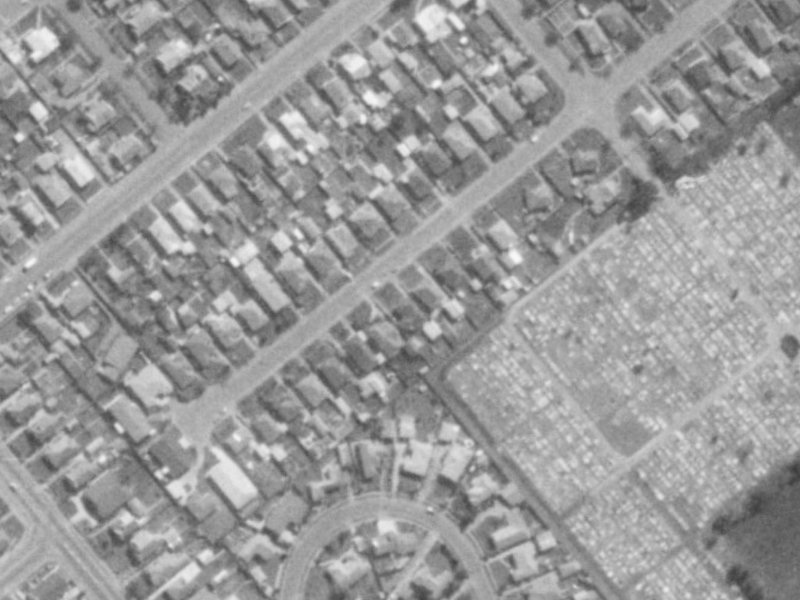 20 Roker Street from the air, 1975-1979