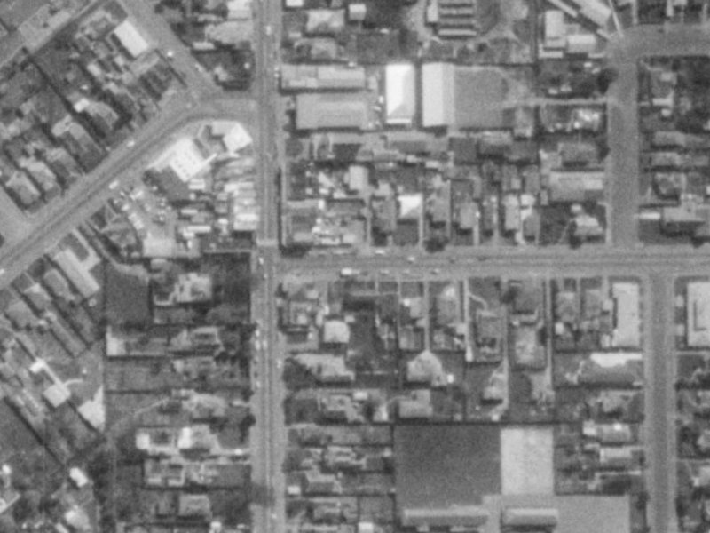 10 Tennyson Street from the air, 1975-1979