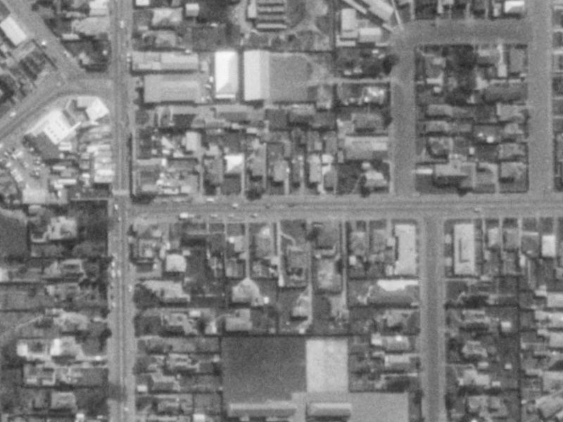 20 Tennyson Street from the air, 1975-1979