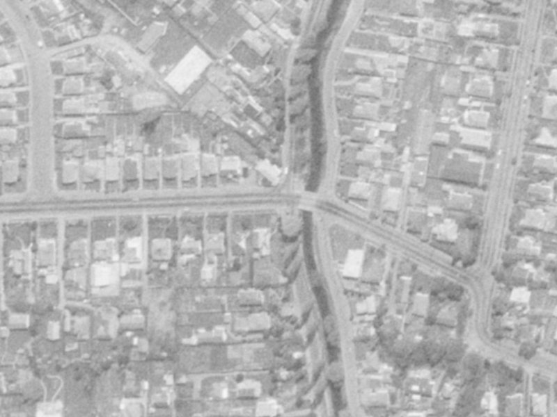 277 Eastern Terrace from the air, 1975-1979