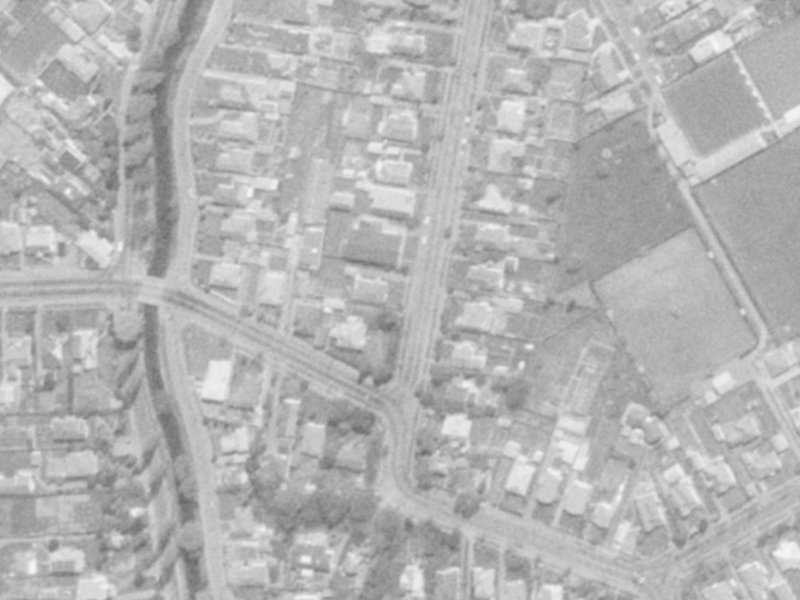 41 Saint Martins Road from the air, 1975-1979