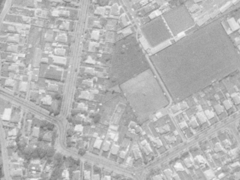 40C Saint Martins Road from the air, 1975-1979