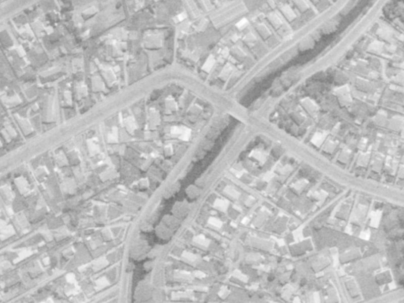 248 Riverlaw Terrace from the air, 1975-1979
