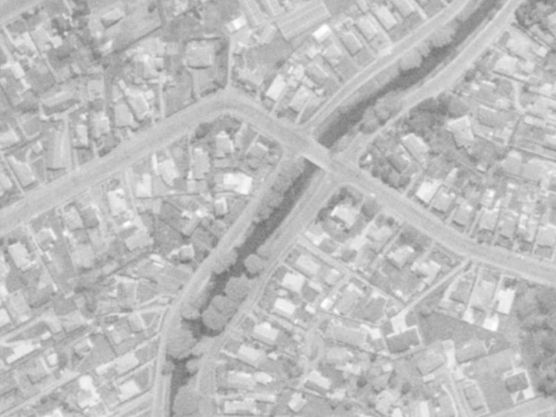 247 Riverlaw Terrace from the air, 1975-1979