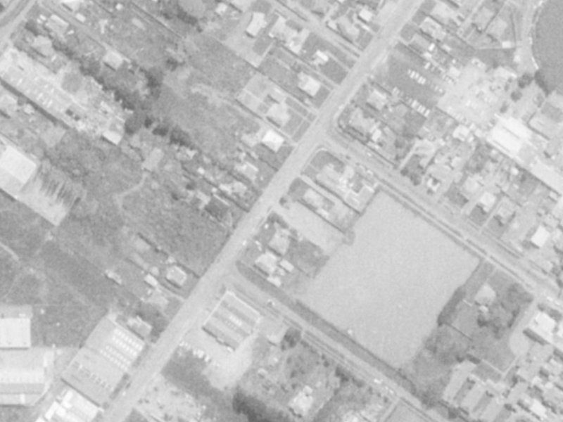 99 Bamford Street from the air, 1975-1979