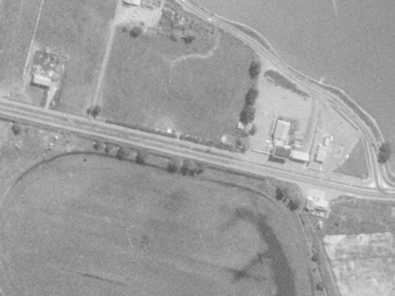 1026 Ferry Road from the air, 1975-1979