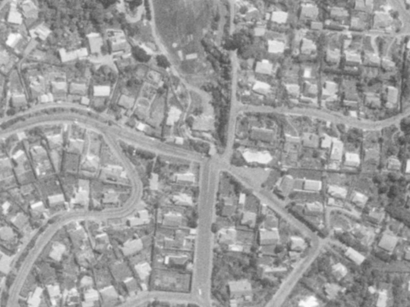 52 Saint Andrews Hill Road from the air, 1975-1979
