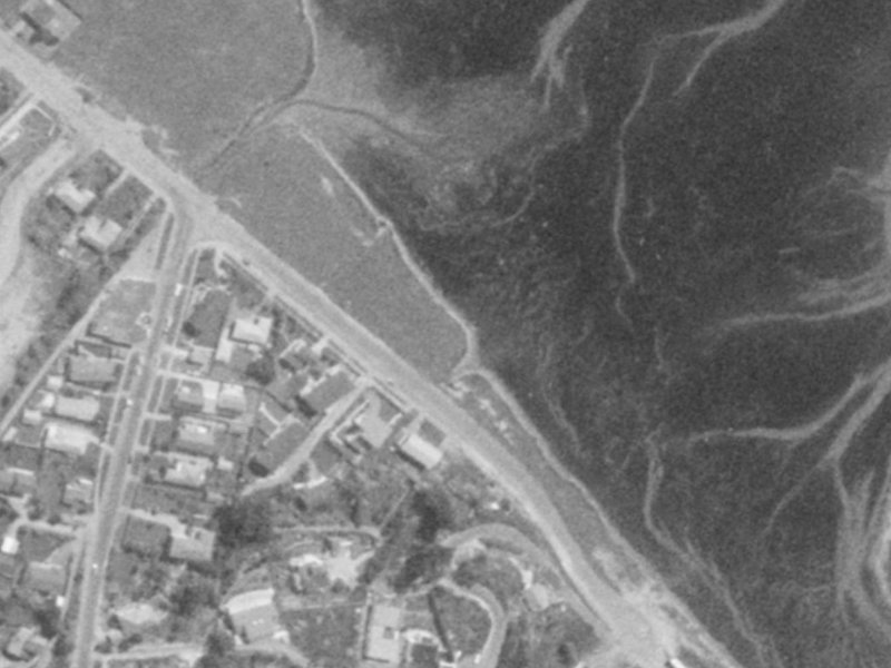 54A McCormacks Bay Road from the air, 1975-1979