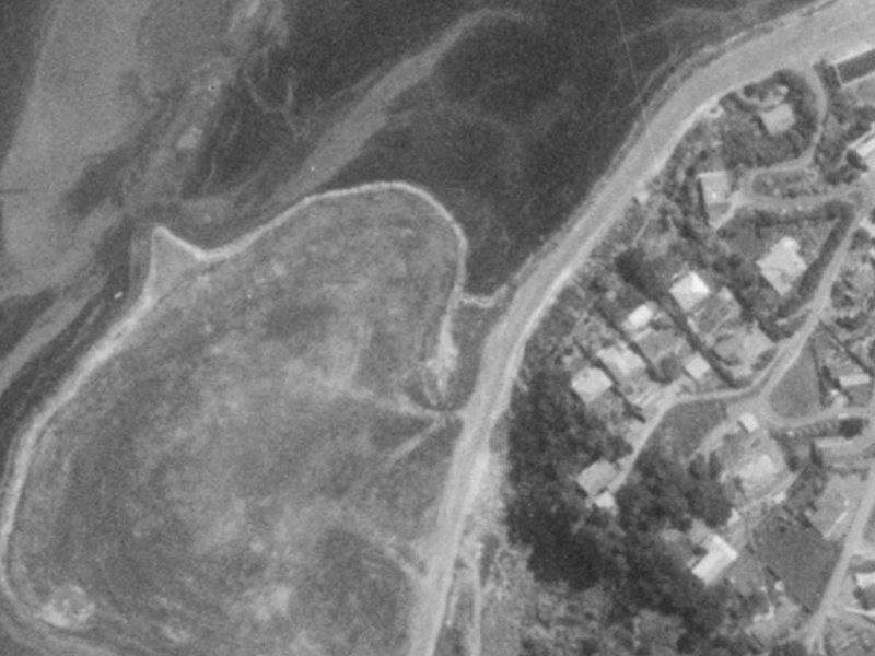 141 McCormacks Bay Road from the air, 1975-1979