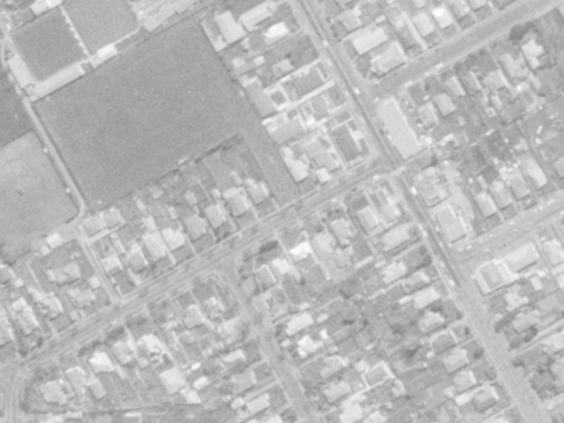 25A Gamblins Road from the air, 1975-1979