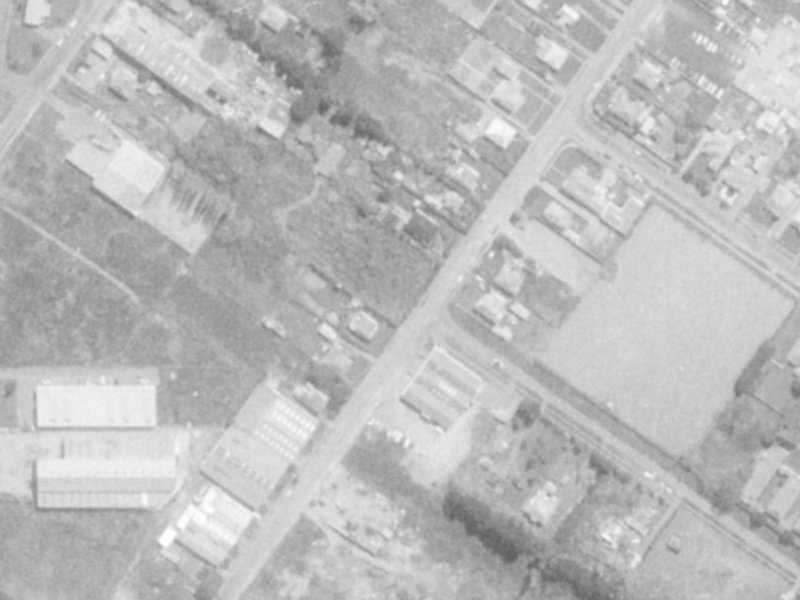 108 Bamford Street from the air, 1975-1979