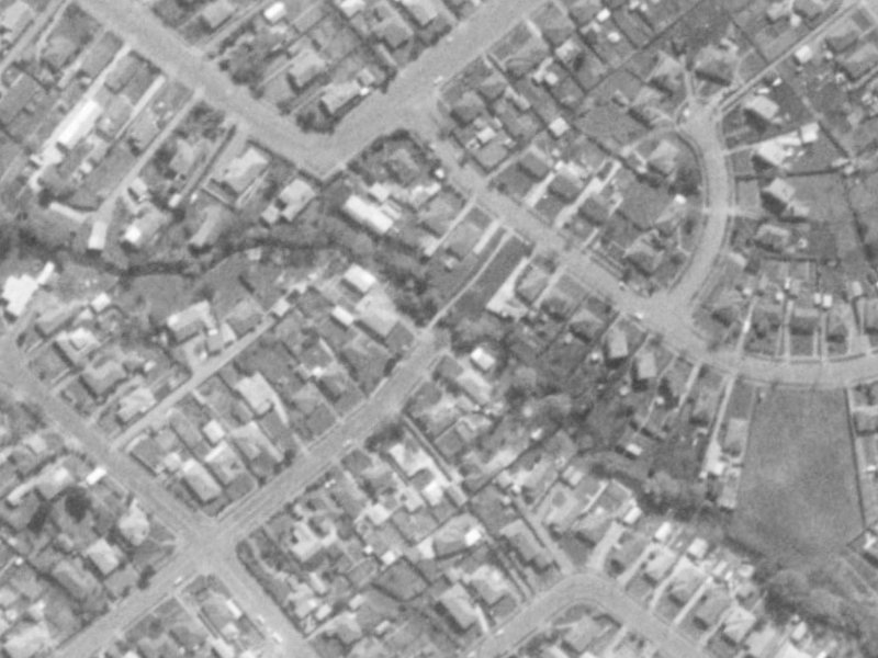 Smartlea Street from the air, 1975-1979