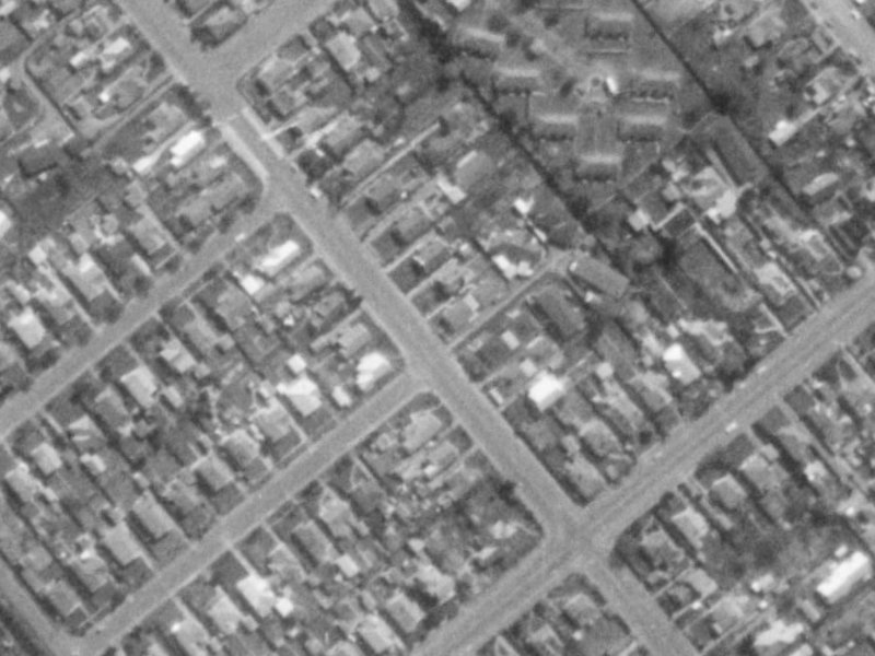 56 Selwyn Street from the air, 1975-1979