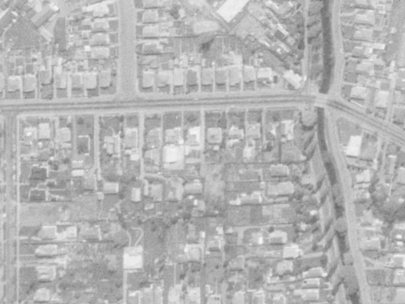 78 Norwood Street from the air, 1975-1979