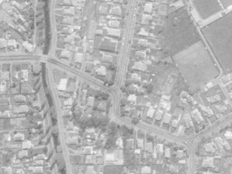 38 Saint Martins Road from the air, 1975-1979