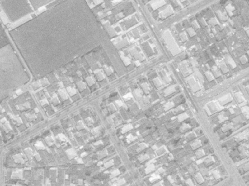 24 Gamblins Road from the air, 1975-1979