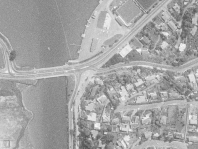 1 St Andrews Hill Road from the air, 1975-1979
