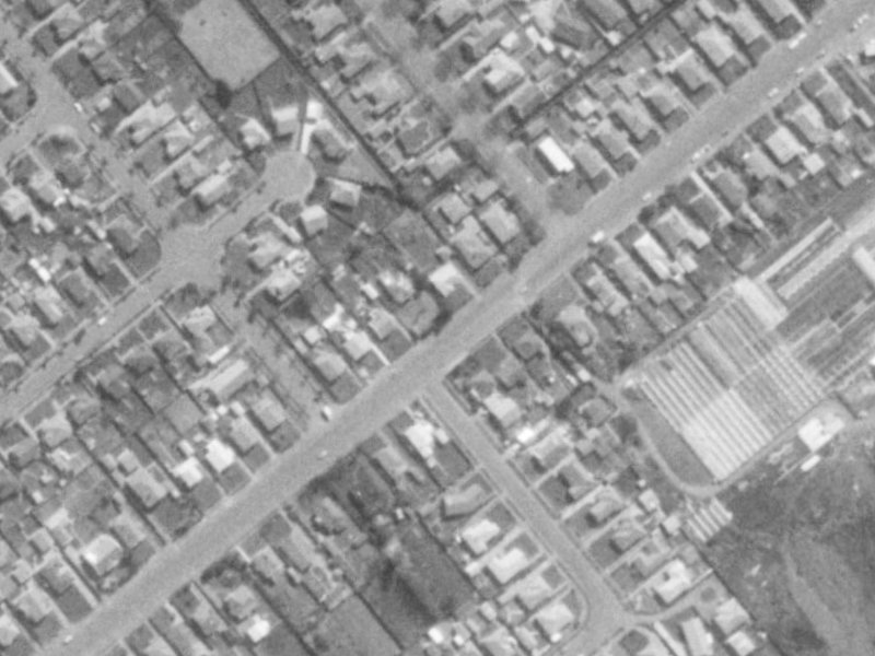 53 Stourbridge Street from the air, 1975-1979