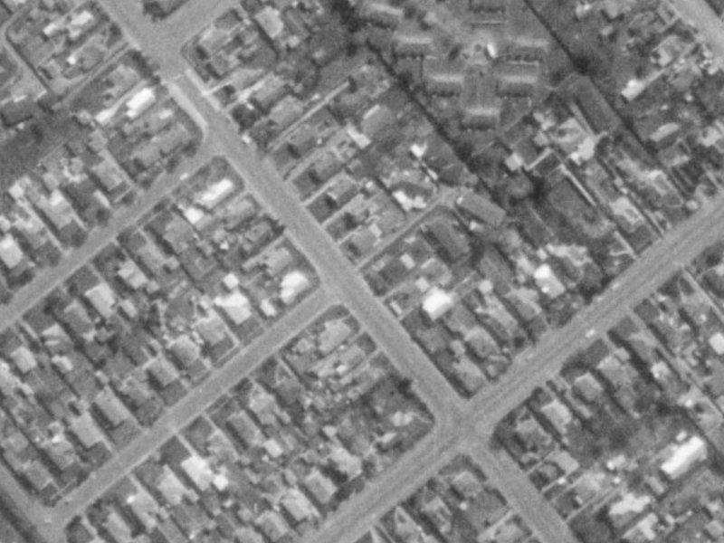 50 Selwyn Street from the air, 1975-1979