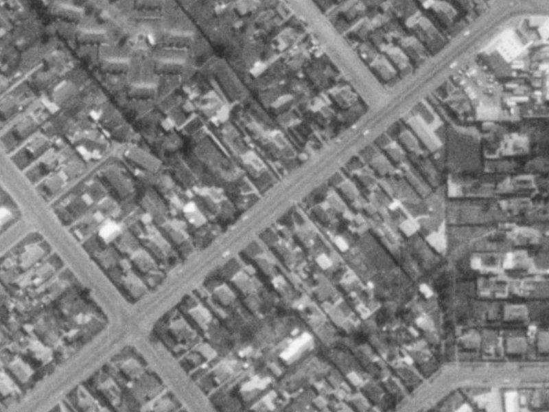 115 Somerfield Street from the air, 1975-1979