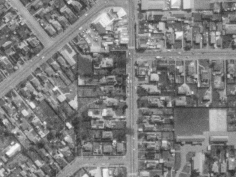 127B Colombo Street from the air, 1975-1979
