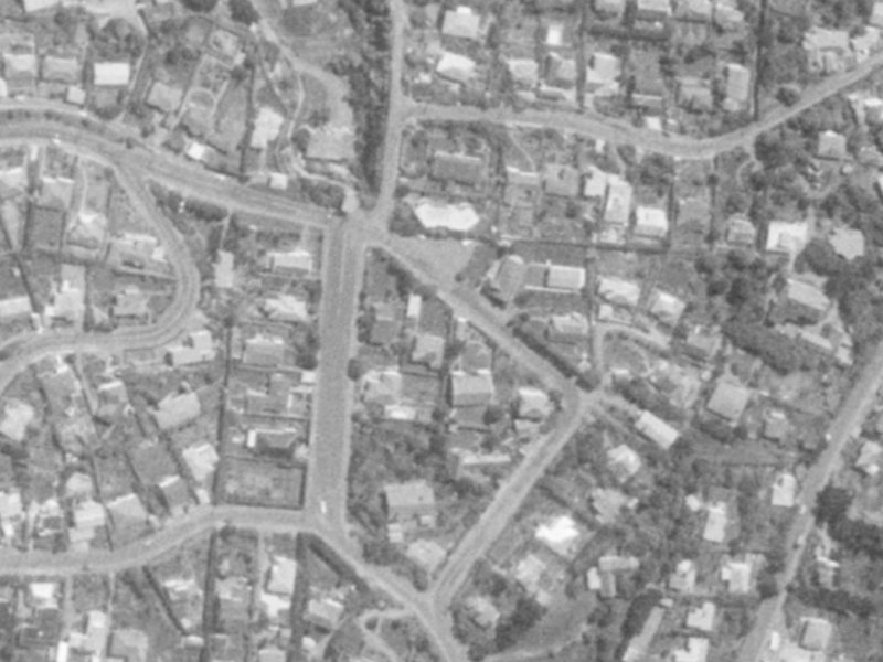 58 Saint Andrews Hill Road from the air, 1975-1979