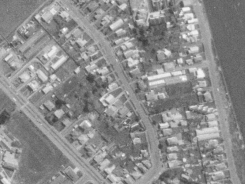 Celia Street from the air, 1975-1979