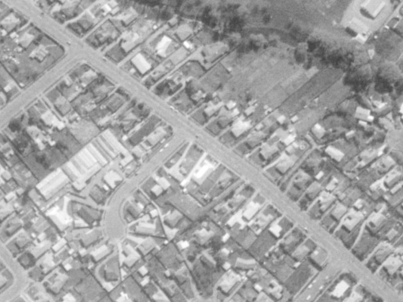 78 Hoon Hay Road from the air, 1975-1979