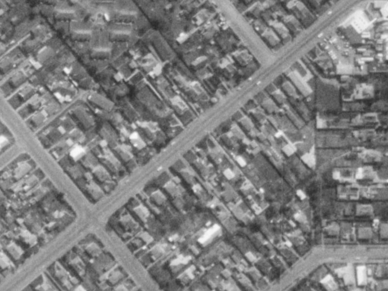 116 Somerfield Street from the air, 1975-1979
