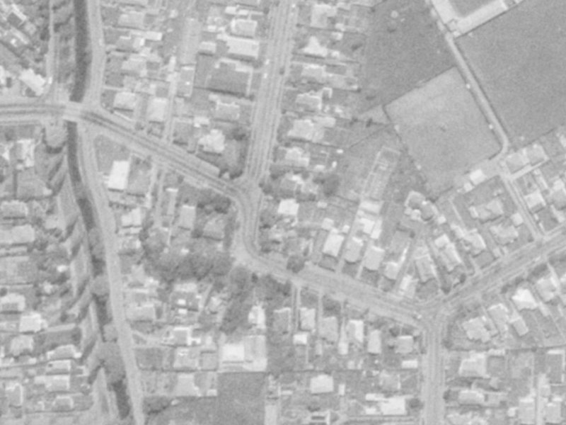 36 Saint Martins Road from the air, 1975-1979