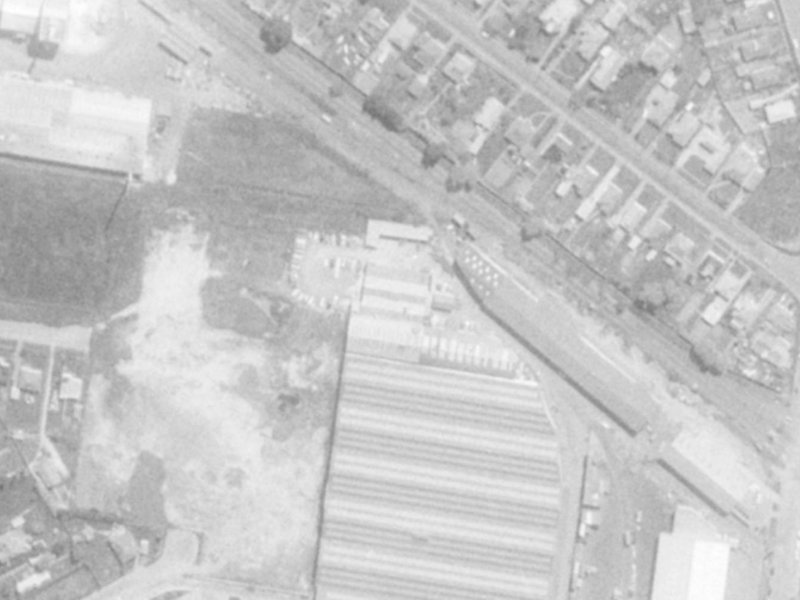 51 Curries Road from the air, 1975-1979