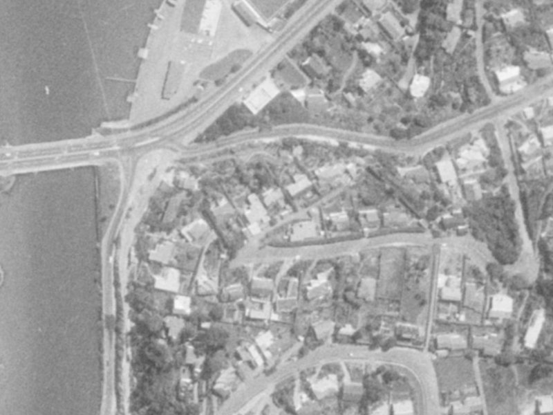 Menlo Terrace from the air, 1975-1979