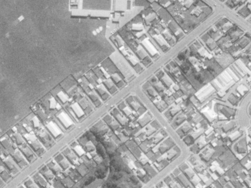 25 Mathers Road from the air, 1975-1979