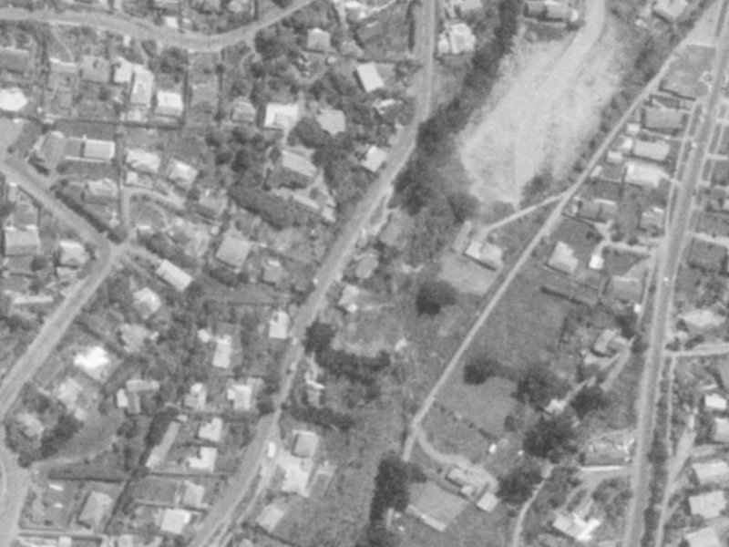 61 Mount Pleasant Road from the air, 1975-1979
