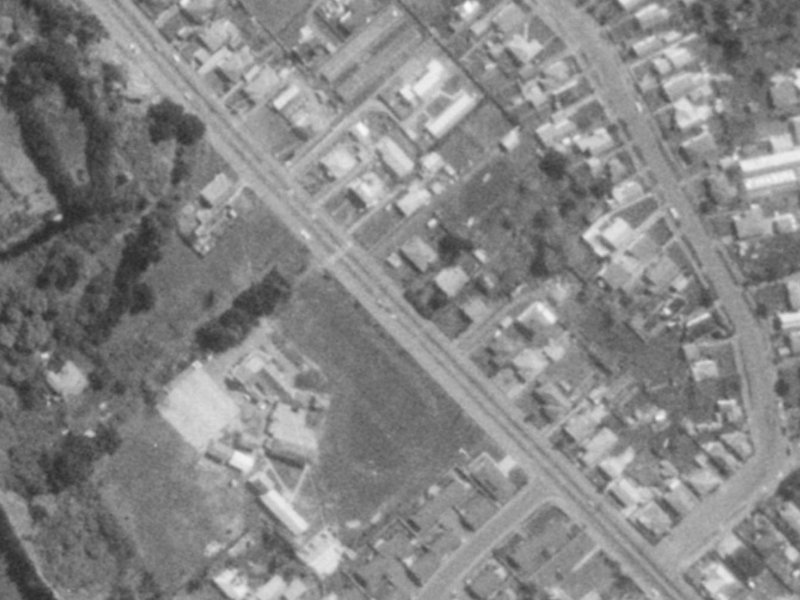 47C Main Road from the air, 1975-1979