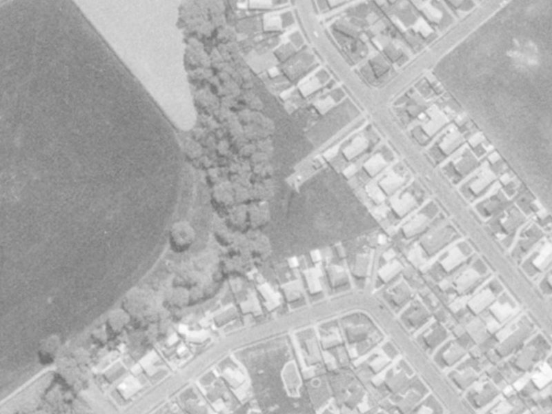 4 Fountainhead Lane from the air, 1975-1979