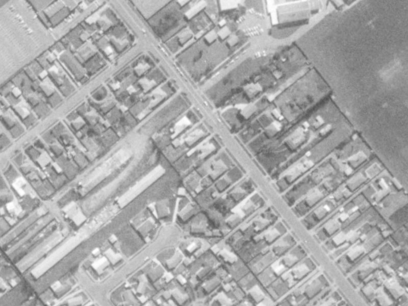 52 Tankerville Road from the air, 1975-1979