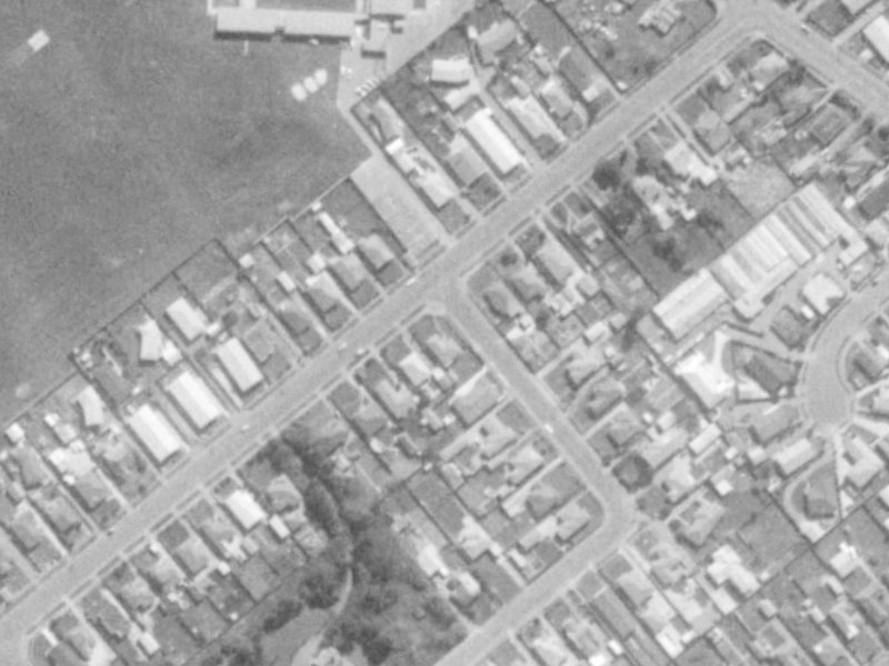 23 Mathers Road from the air, 1975-1979