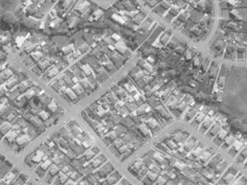 16 Smartlea Street from the air, 1975-1979
