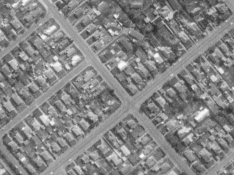 29-37 Selwyn Street from the air, 1975-1979